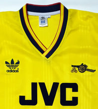 Load image into Gallery viewer, ARSENAL 1986 AWAY VINTAGE JERSEY RETRO FOOTBALL SHIRT
