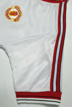 Load image into Gallery viewer, MANCHESTER UNITED 1986 AWAY WHITE VINTAGE JERSEY RETRO FOOTBALL SHIRT
