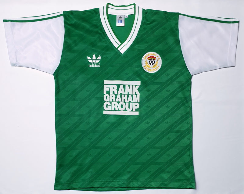 HIBERNIAN 1988 HOME RARE VINTAGE JERSEY RETRO FOOTBALL SHIRT