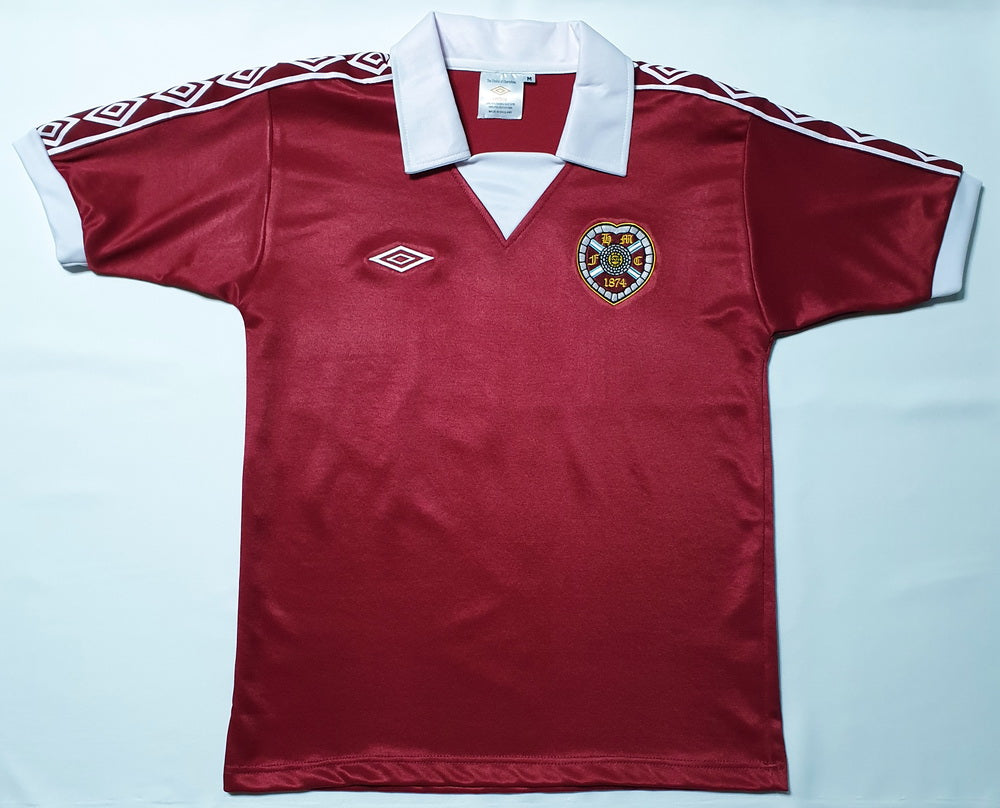 Hearts fc retro store shirt