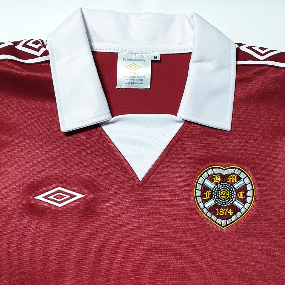 Heart of midlothian retro 2024 shirt