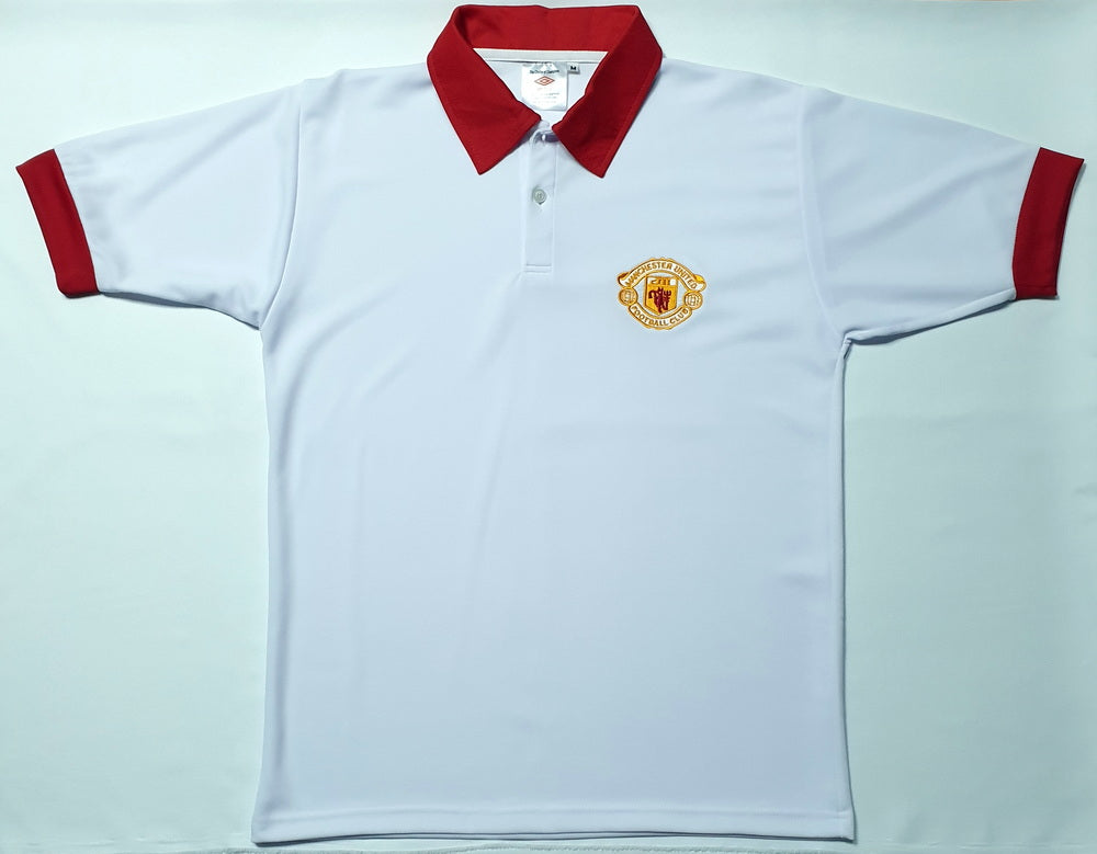 Manchester United 1974 away white vintage jersey retro football shirt