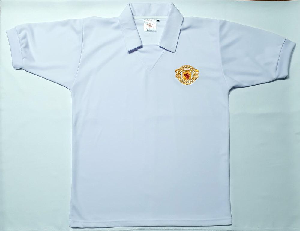 Manchester United 1972 away white rare vintage jersey retro football shirt