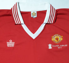 Load image into Gallery viewer, MANCHESTER UNITED 1977 SILVER JUBILEE  HOME RARE VINTAGE JERSEY RETRO FOOTBALL SHIRT
